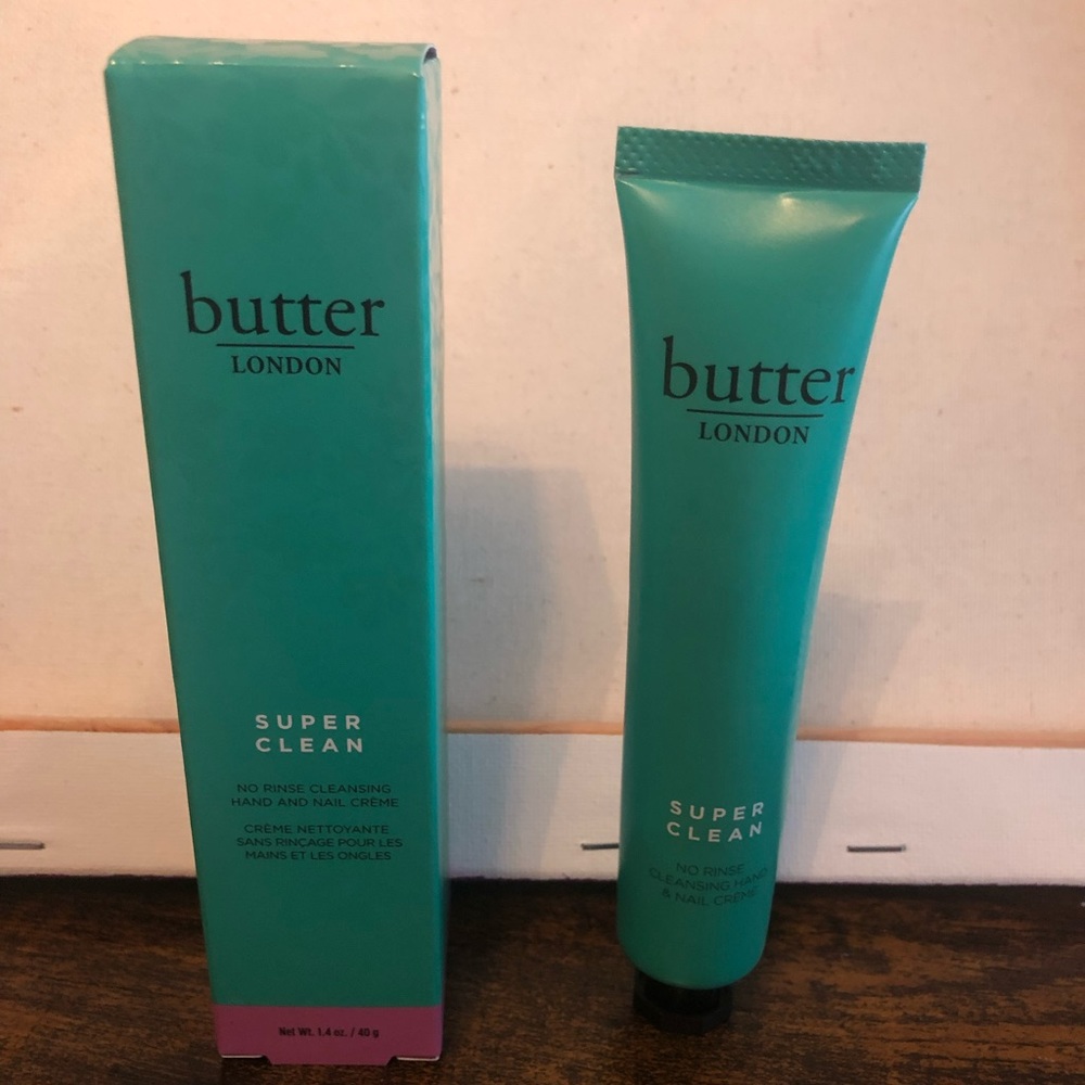 Butter London super clean no rinse, cleaning hand and nail cream. Brand new